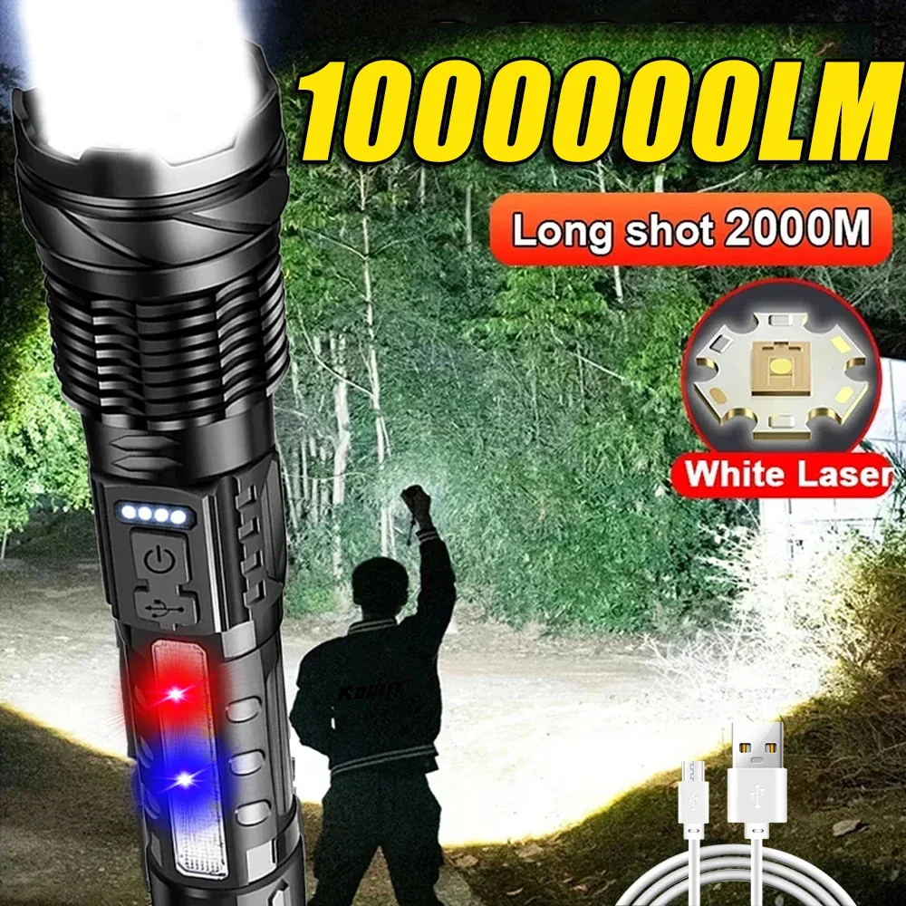 Powerful LED Flashlight Rechar - Fishing Light avis et prix