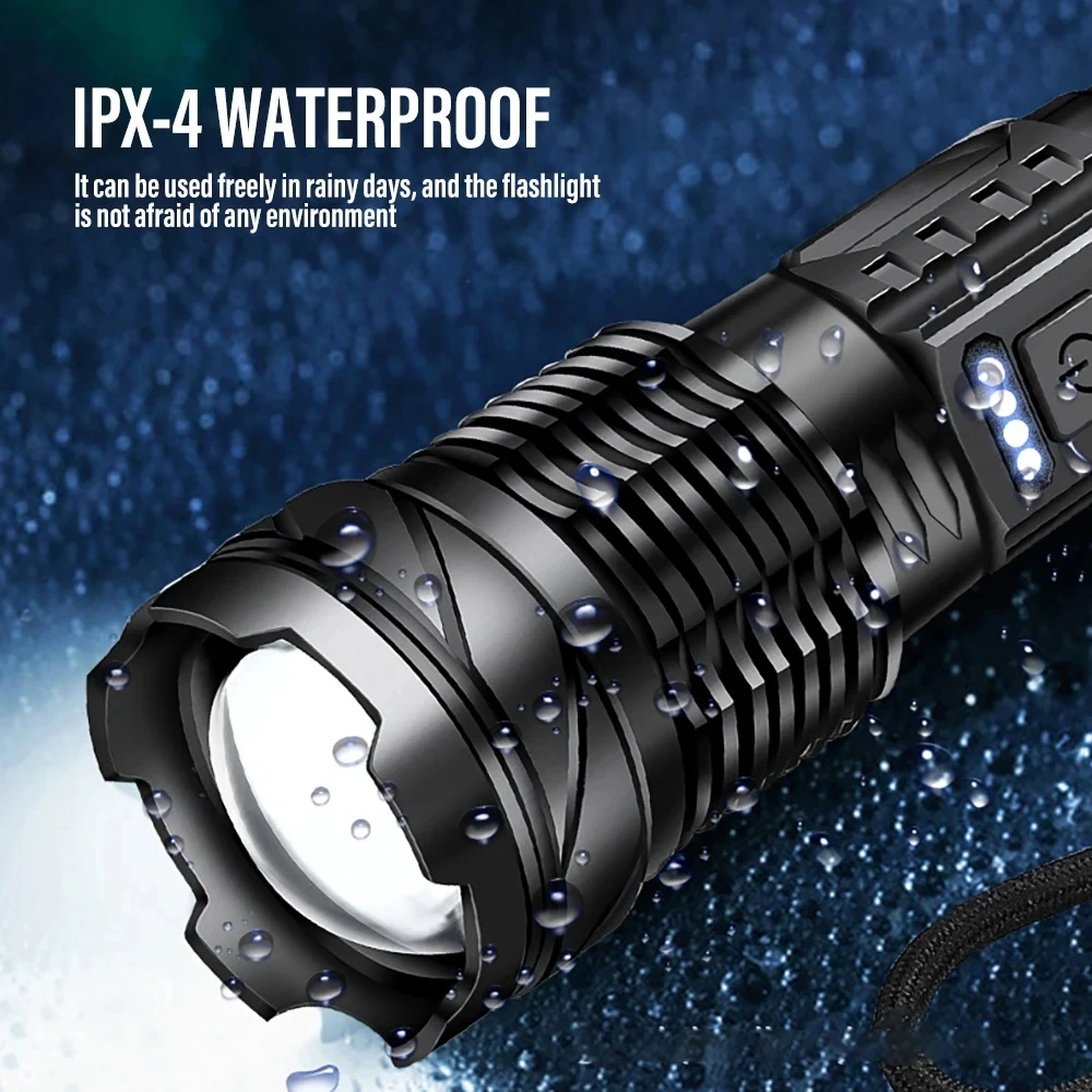 Powerful LED Flashlight Rechar - Fishing Light avis et prix