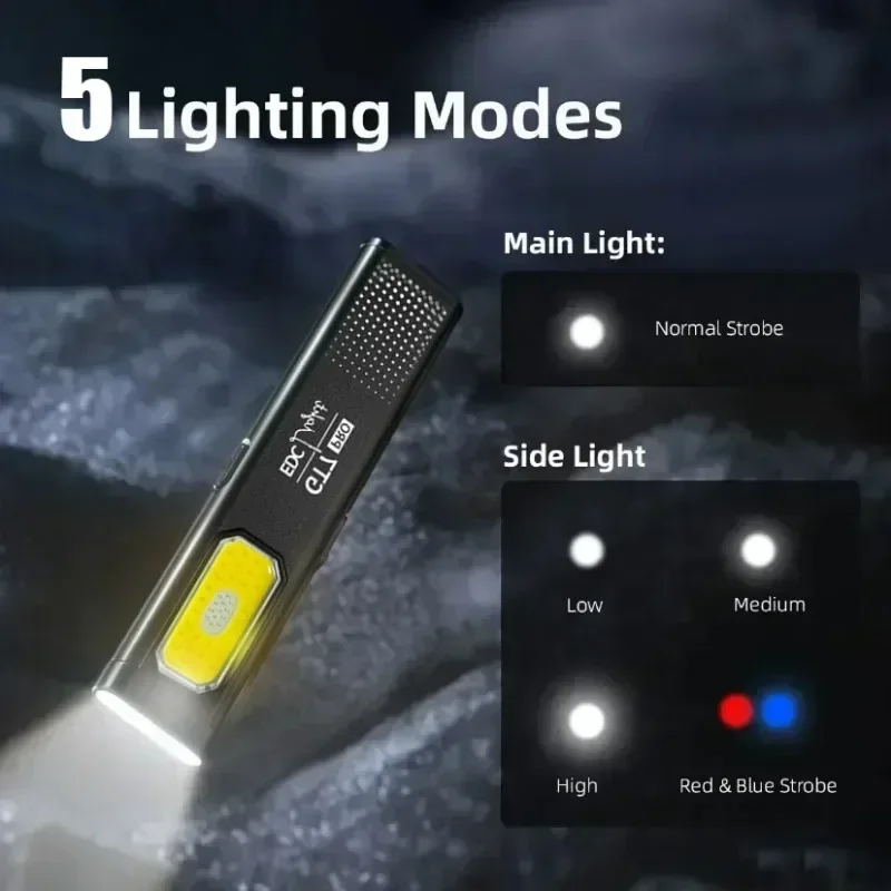 Mini LED Flashlight USB C Rech - Fishing Light avis et prix