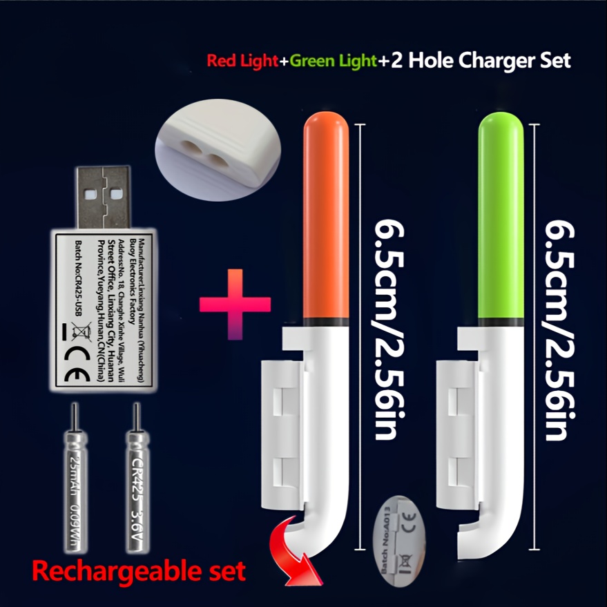 Fishing 5-Piece Set (2 Rod Tip - Fish Finder Charger avis et prix