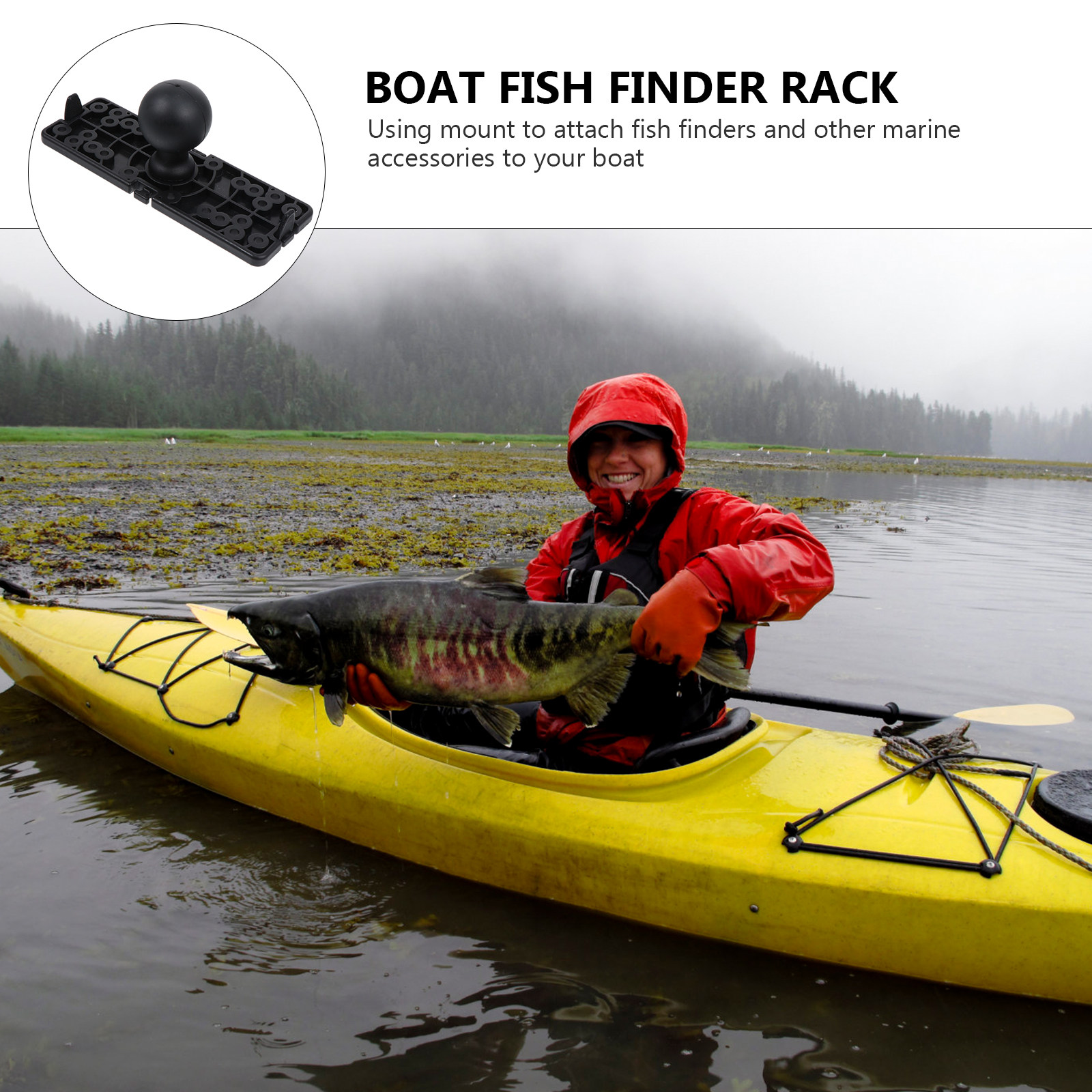 1Pcs Nylon Silicone Fish Finde - Fish Finder Mount avis et prix