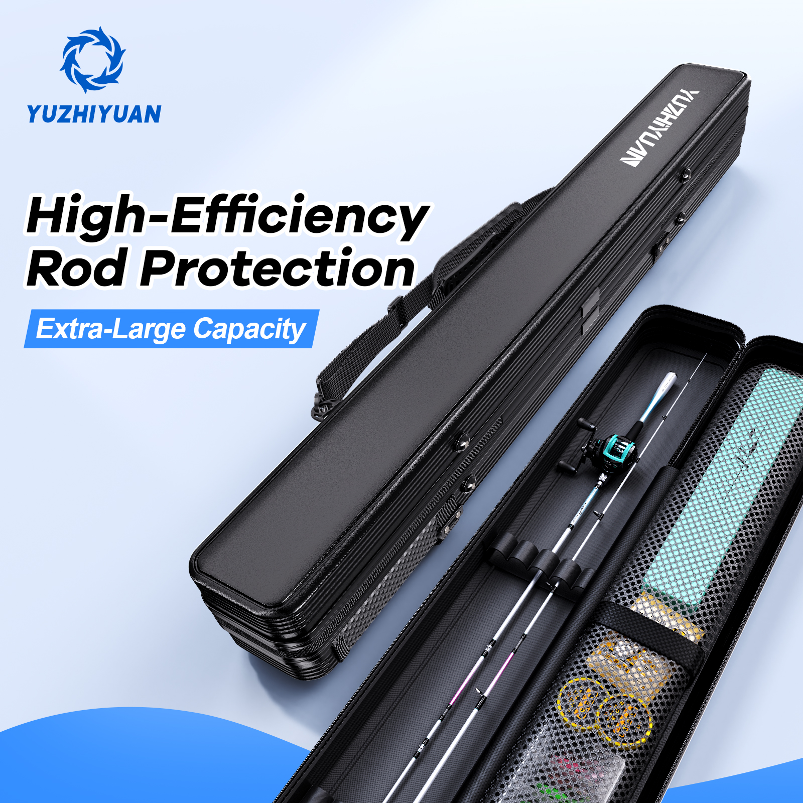 Large-Capacity Fishing Rod Cas - Fish Finder Case avis et prix