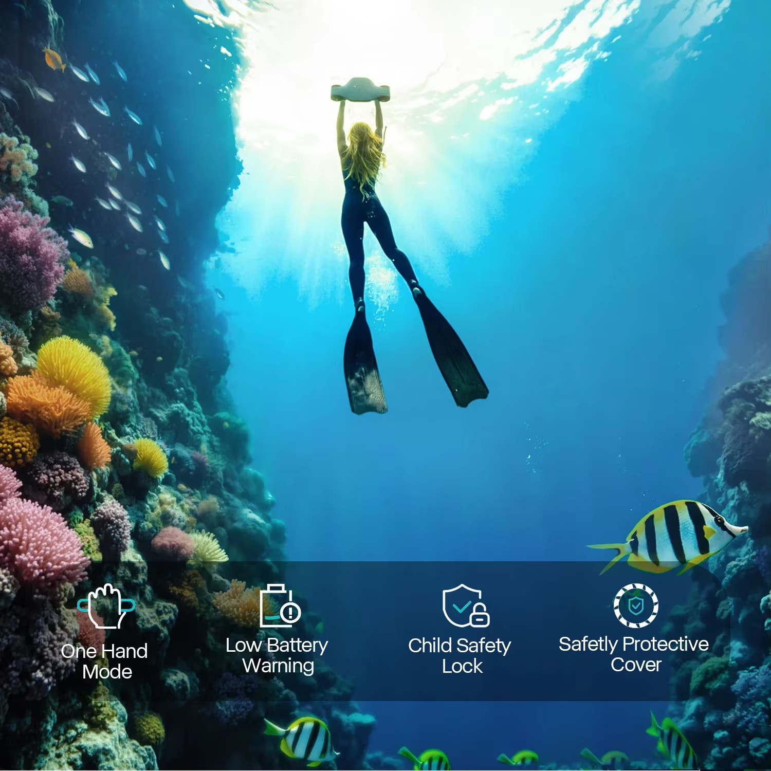 Asiwo MANTA 2 Underwater Scoot - Underwater Camera avis et prix