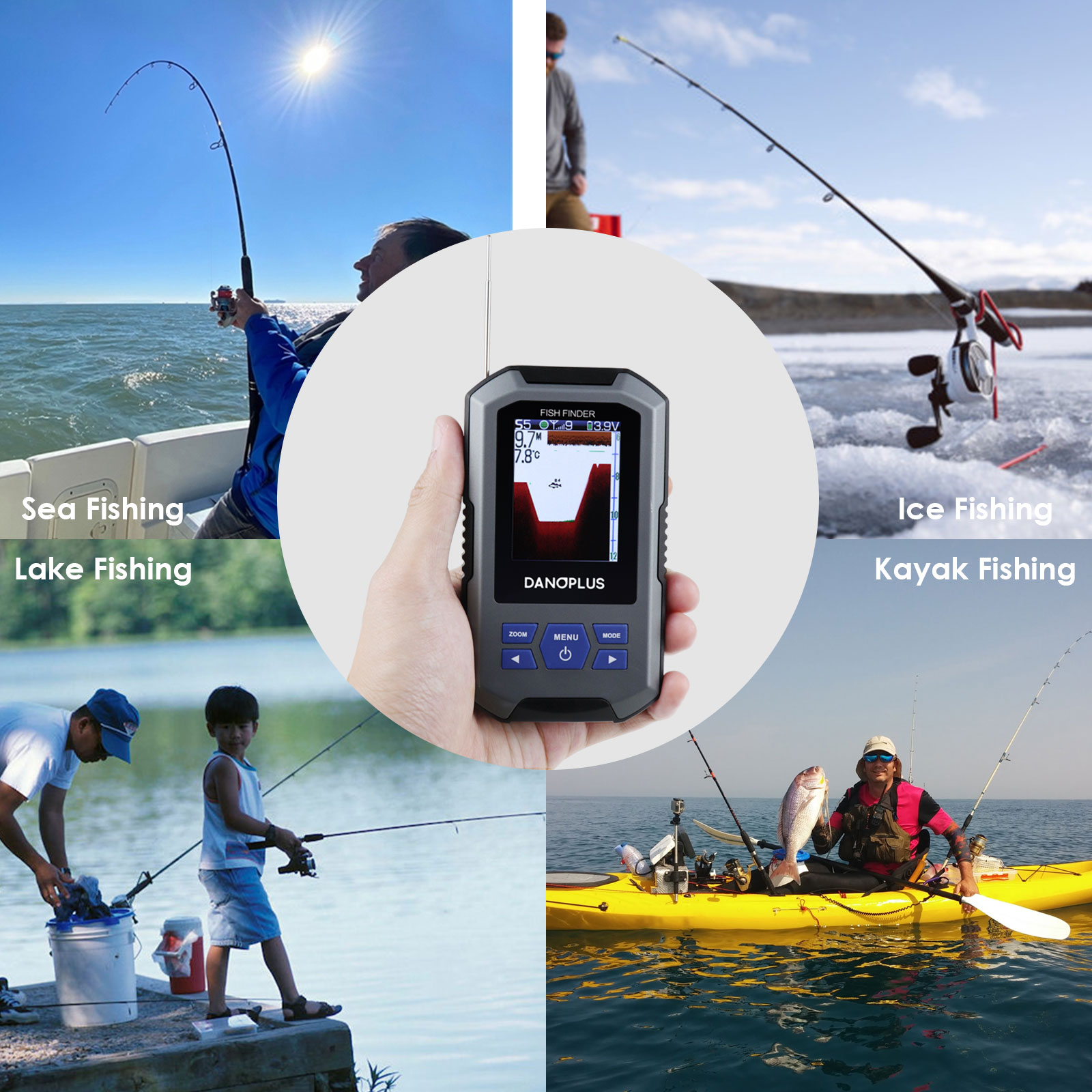 Fish Finder Wireless Sonar Sen - Fish Finder avis et prix