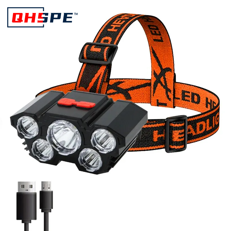 Rechargeable 5 LED Headlamp St - Fish Finder Battery avis et prix