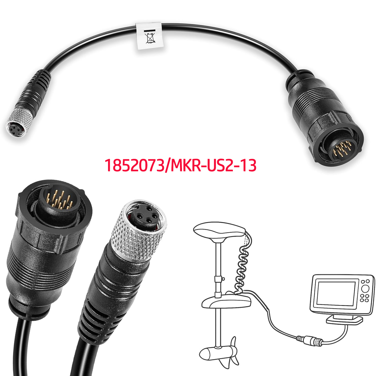 For Minn Kota MKR-US2-13 Unive - Fish Finder Cable avis et prix