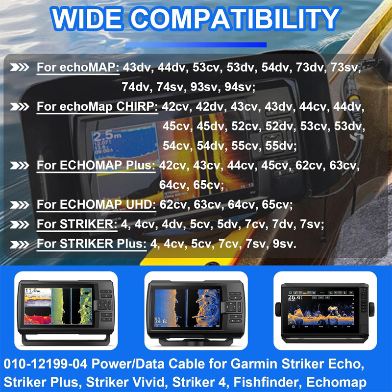 Marine 4-Pin Power Cable Conne - Fish Finder Cable avis et prix