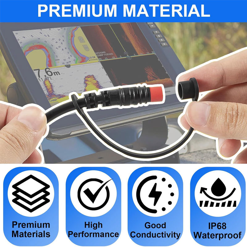 Marine 4-Pin Power Cable Conne - Fish Finder Cable avis et prix