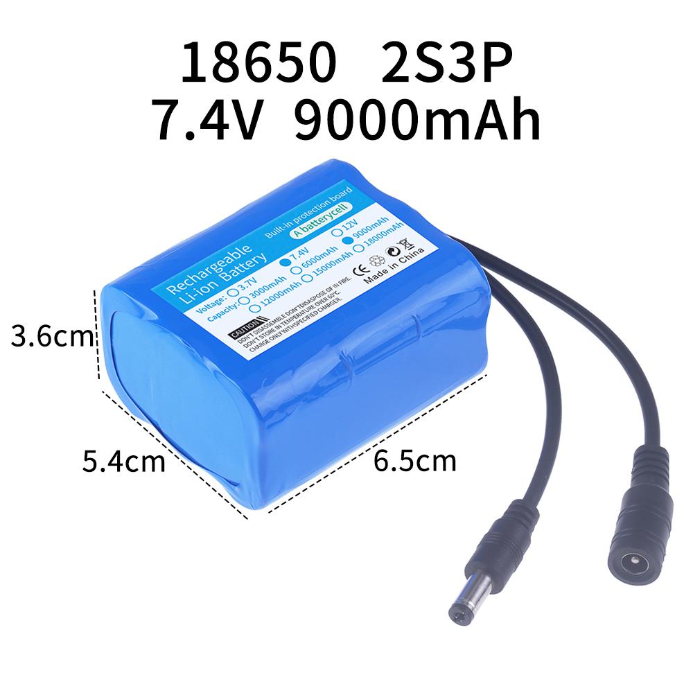 7.4V battery 3000mah/6000mah/9 - Fish Finder Charger avis et prix