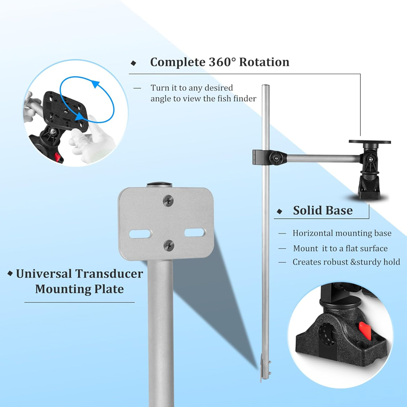 360° Rotation ,Marine Fish Fin - Fish Finder Mount avis et prix