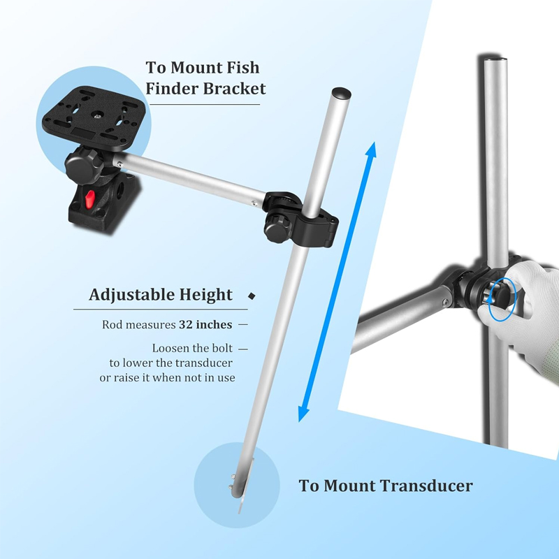 360° Rotation ,Marine Fish Fin - Fish Finder Mount avis et prix