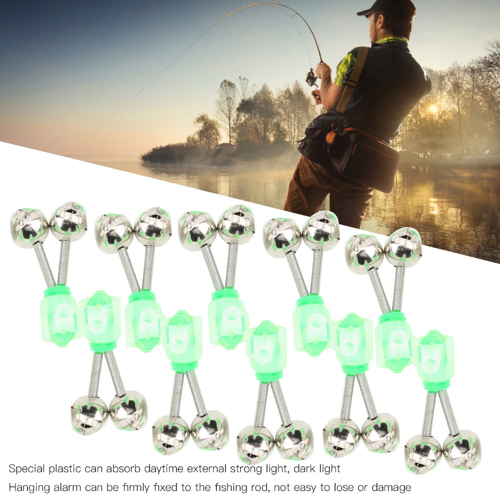 50PCS Portable Twin Spiral Fis - Bite Alarm avis et prix