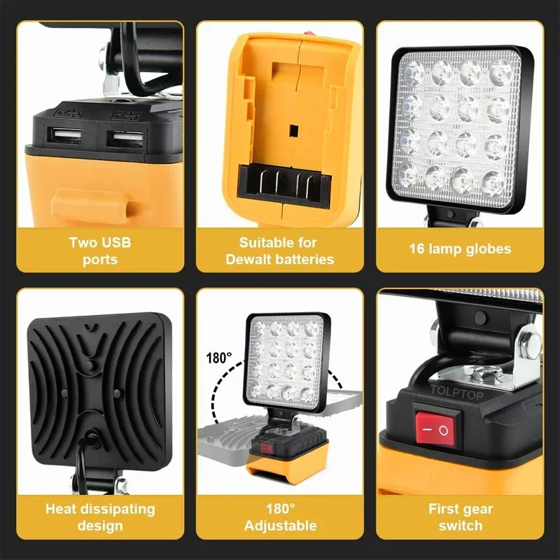 4Inch Led Light Handheld Spotl - Fish Finder Battery avis et prix