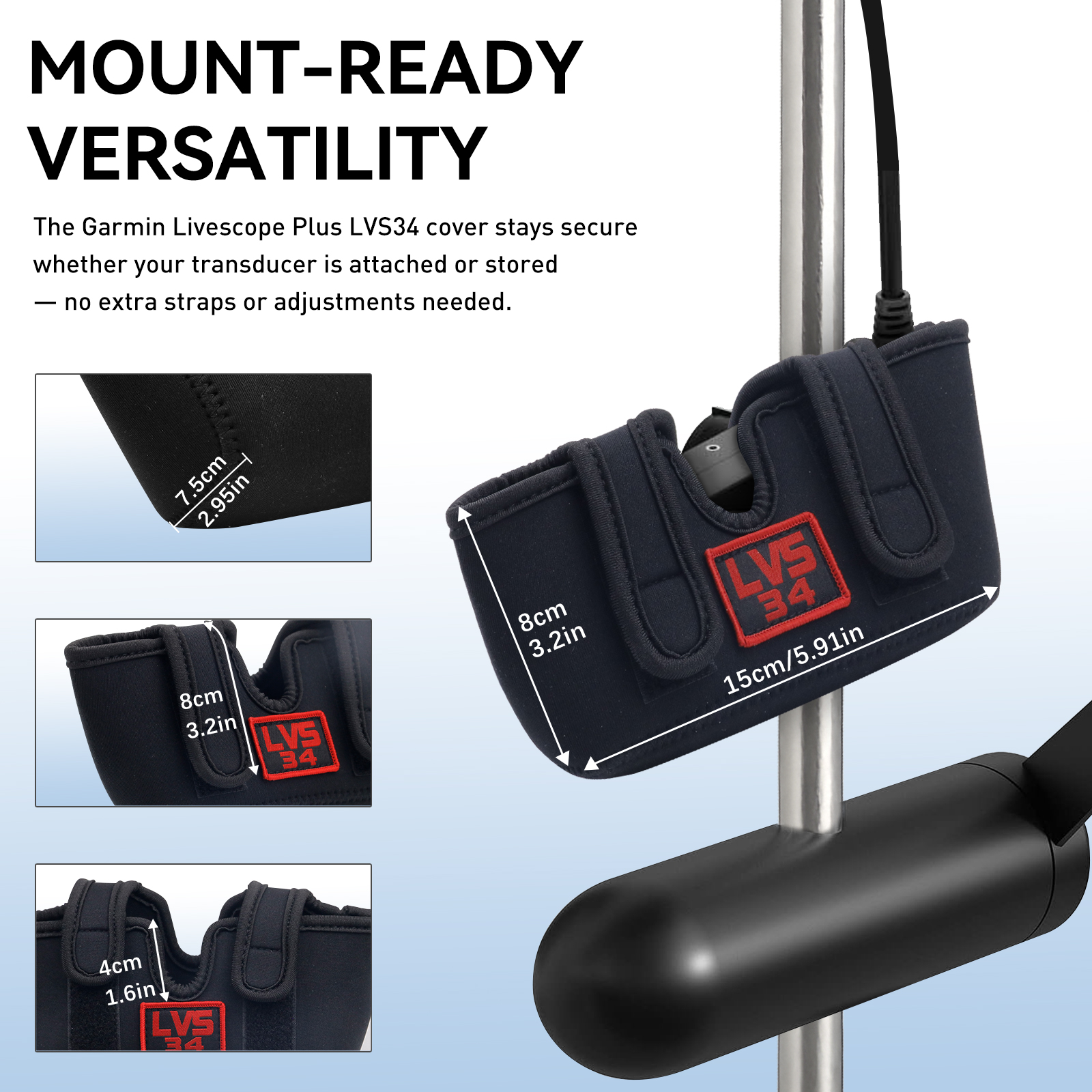LVS34 Marine Garmin Transducer - Fish Finder Case avis et prix