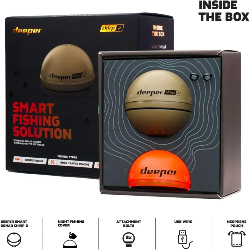 A  Chirp 2 Sonar Fish Finder - - Fishing Depth Finder avis et prix