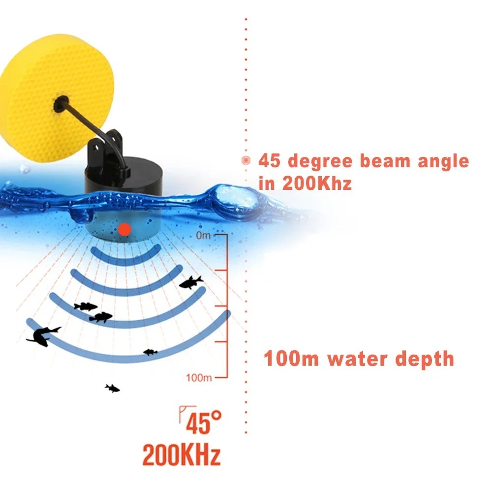 Wireless Sonar Detection Fish  - Fish Finder Cable avis et prix
