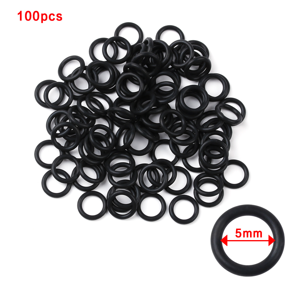 100 PCs Black Rubber O-Rings S - Bite Indicator avis et prix