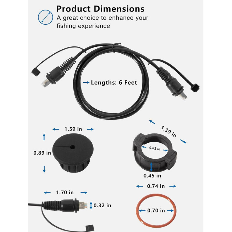 RJ45 Male to Male Ethernet Fis - Fish Finder Cable avis et prix