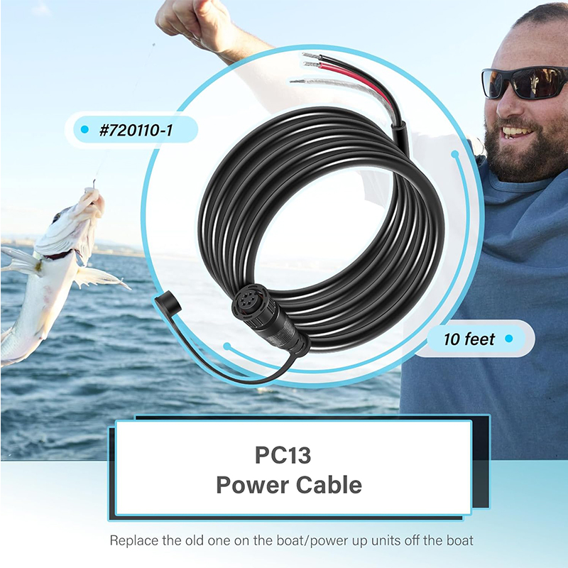 720110-1 PC13 Power Cable for  - Fish Finder Cable avis et prix