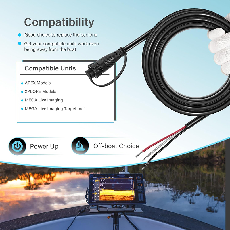 720110-1 PC13 Power Cable for  - Fish Finder Cable avis et prix