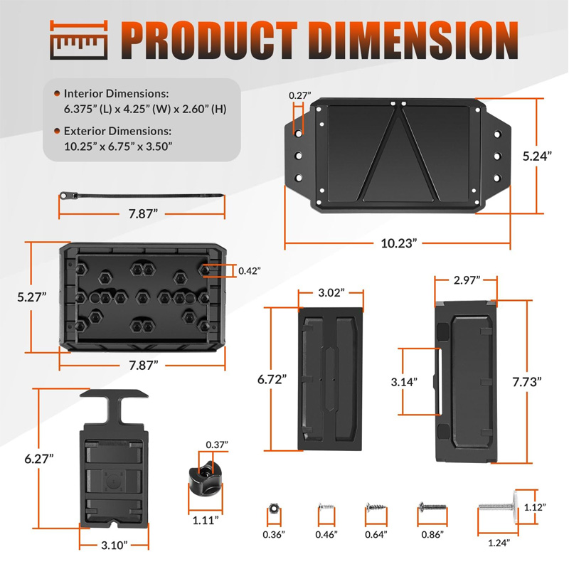 Track Mounted Battery Box for  - Fish Finder avis et prix