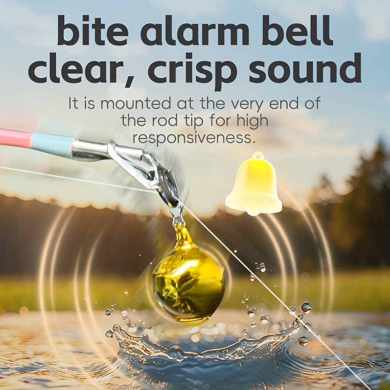 8Pcs Fishing Bite Alarm Bells, - Bite Alarm avis et prix