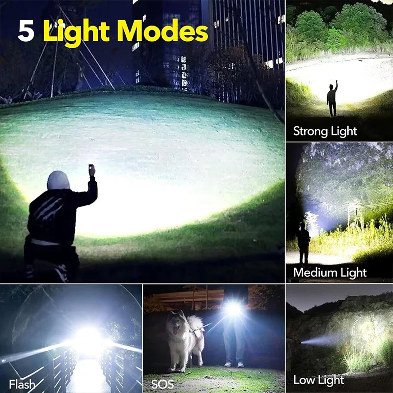 High Power LED Flashlight Rech - Fishing Light avis et prix