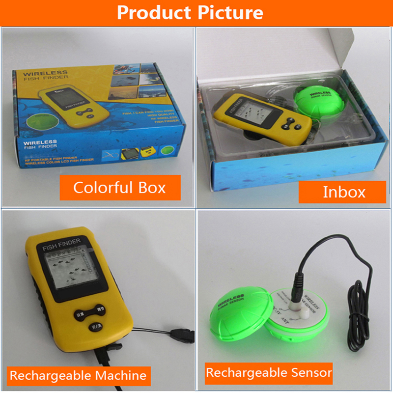 Brand New Colorful Wireless Fi - Fishing Depth Finder avis et prix