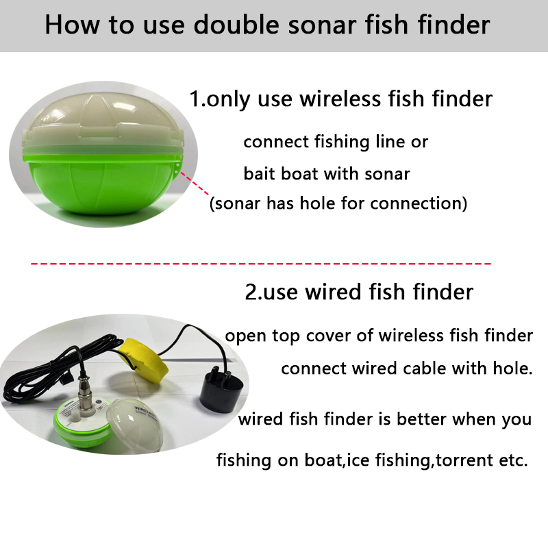 Portable Bluetooth Wireless So - Fishing Depth Finder avis et prix